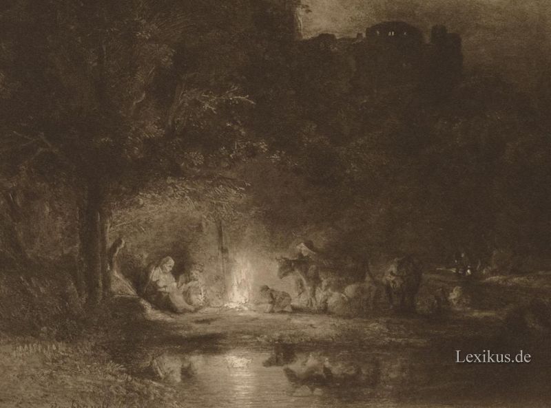 Die Ruhe auf der Flucht nach Ägypten Lexikus