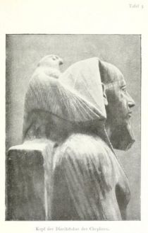 Tafel 05 Kopf der Dioritstatue des Chephren
