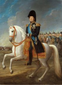 Bernadotte, Jean Baptiste (1763-1844) schwedischer Oberbefehlshaber der alliierten Nordarmee gegen Napoleon, von 1818 an als Karl XIV. Johann König von Schweden