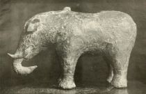 004. Elefant, Bronzegefäß