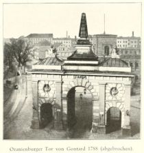 BB 027 Berlin, Oranienburger Tor von Gontard 1788 (abgebrochen)
