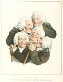 Eine ärztliche Konsultation (1760) von L. Boilly (c. 1830)