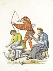 Tafel 461 Schützen, nach Figuren eines Ölgemäldes aus dem Jahr 1514