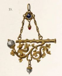 Tafel 593 - Schwert und Jagdpfeifen aus der Zweiten Hälfte des XVI. Jahrhunderts B