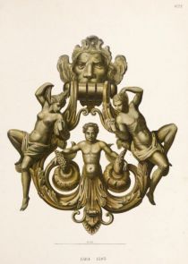 Tafel 627 - Türklopfer von Bronze aus dem Ende des XVI. Jahrhunderts