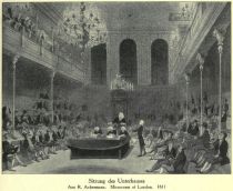  007. Sitzung des Unterhauses Aus R. Ackermann. Microcosm of London. 1811 