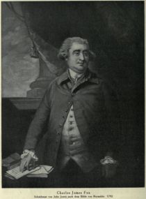 031. Charles James Fox. Schabkunst von John Jones nach dem Bilde von Reynolds. 1792