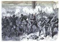 Schlachtenszene Frankreich 1870