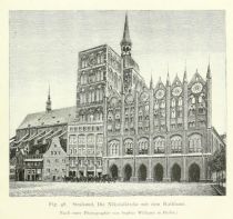 048 Stralsund, Die Nikolaikirche mit dem Rathaus