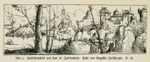 001 Landschaftsbild aus dem 16. Jahrhundert. Kpfr. Augustin Hirschvogel. B. 56