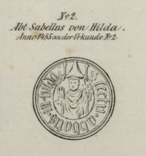 Greifswald, Nr. 02 Abt Sabellus von Hilda, 1455