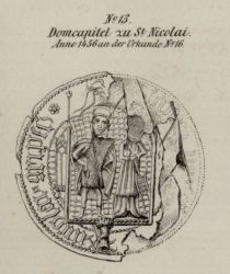 Greifswald, Nr. 13, Domkapitel zu St. Nicolai, 1456