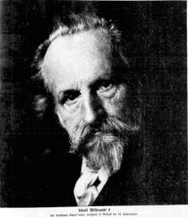 Wilbrandt, Adolf von (1837-1911 in Rostock) Schriftsteller und Direktor des Burgtheaters in Wien