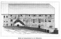 Wartburg, Ansicht des Landgrafenhauses vor der Restauration