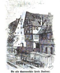 Ulm, Die alte Bauenmühle