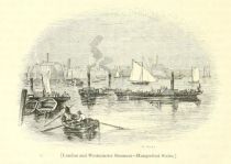 London, Hafen um 1820