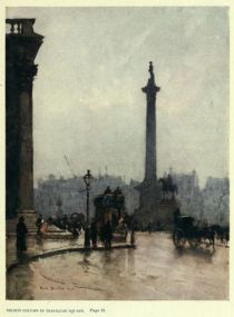 London, Nelson Column in Trafalgar Square