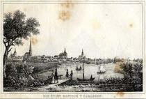 Rostock vom Carlshof um 1830.