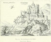 Fig. 13. Kronenburg in der Eifel. (Nach Matth. Merian.)