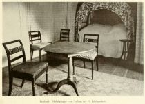 XXIII Liselund, Möbelgruppe vom Anfang des 19. Jahrhunderts
