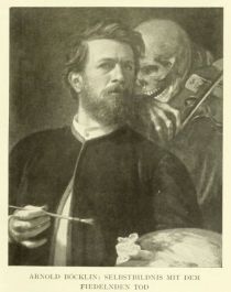 020 Selbstbildnis mit dem fiedelnden Tod. Arnold Böcklin (1827-1901)