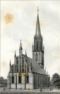 Neubrandenburg - Die Marienkirche um 1800
