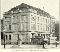 Die ehemalige Börse am Lustgarten von Becherr 1801.