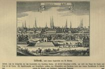 Lübeck - Stadtansicht aus dem Mittelalter