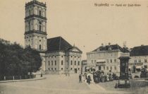 Neustrelitz, Markt mit Kirche