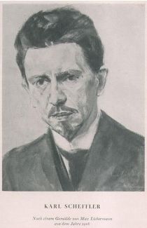 Scheffler, Karl (1869-1951) Kunstkritiker, Redakteur und Publizist
