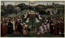 PLATE I.— THE ADORATION OF THE LAMB (By Hubert van Eyck)