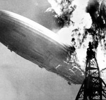 Explosion des Luftschiffes Hindenburg am 6. Mai 1937