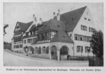 08 Kaufhaus in der Arbeiterkolonie Gmindersdorf bei Reutlingen. Entworfen von Theodor Fischer