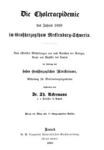 Die Choleraepidemie 1859