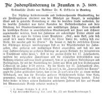 Die Judenplünderung in Franken 1699 S. 005