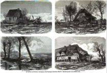 Klima, Die Sturmflut am Ostseestrand, 13. November 1872, Verwüstungen in Bad Boltenhagen in Mecklenburg-Schwerin