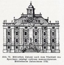 Warschau 073 Bibliothe Zaluski nach dem Titelblatt . . . 1752