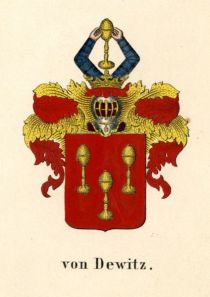 Das Wappen der Familie von Dewitz. Lexikus