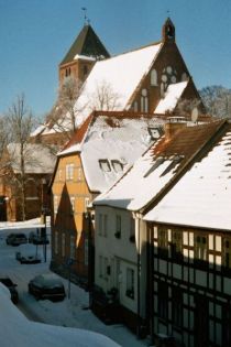 Penzlin, St. Marien im Winter