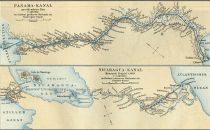 Panamakanal, Karte