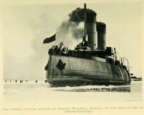 03. The Steamer Yermak breaking its way through the Ice