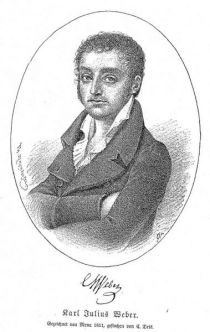 Weber, Karl Julius (1767-1832) deutscher Schriftsteller und bedeutender Satiriker