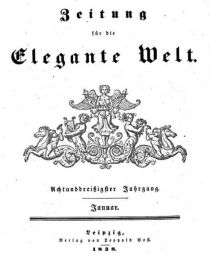 Zeitung für die Elegante Welt 1838